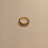 BAGUE OR 18K ET ZIRCON 9.53 GR T50