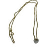 COLLIER OR 18K COEUR 4 DIAM