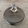 BAGUE POMELLATO NUDO GRAND M. OR 18CTS TOPAZE T.54/55