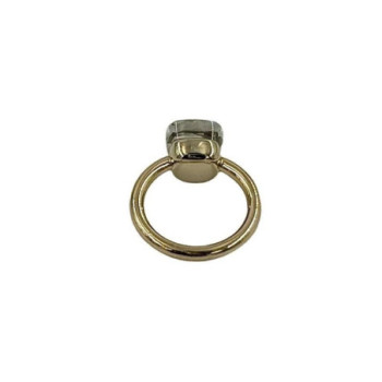 BAGUE POMELLATO NUDO GRAND M. OR 18CTS TOPAZE T.54/55