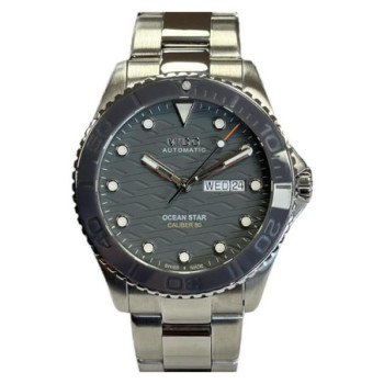 MIDO MEN S SWISS AUTOMATIC OCEAN STAR STAINLESS STEEL BRACELET WATCH 43MM - SILVER