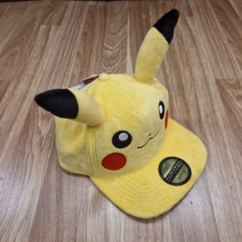 POKEMON PIKACHU PLUSH SNAPBACK CAP