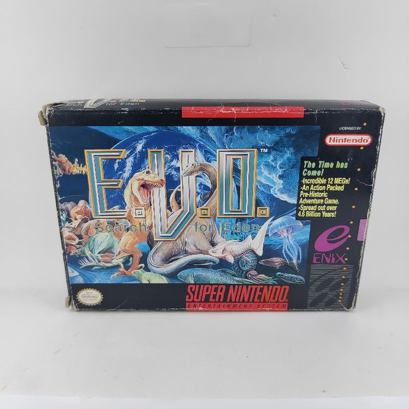 E.V.O SEARCH OF EDEN - SNES USA COMPLET