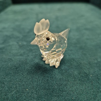 FIGURINE CRYSTAL SWAROVSKI POULE