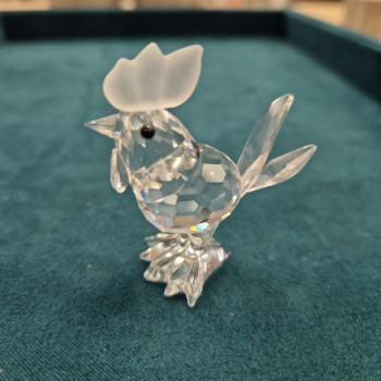 FIGURINE CRYSTAL SWAROVSKI COQ