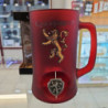 GAME OF THRONES HOUSE LANNISTER CERAMIC STEIN W  ROTATING METAL EMBLEM