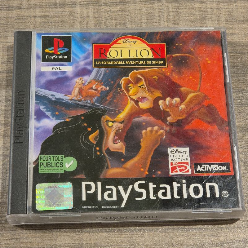 DISNEY LE ROI LION LA FORMIDABLE AVENTURE DE SIMBA PS1