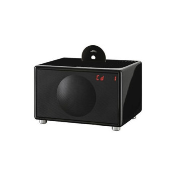 GENEVA SOUND SYSTEM MODEL L WIRELESS ALL-IN-ONE HIFI SYSTEM WITH CD, BLUETOOTH & FM (BLACK)