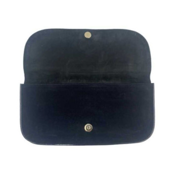 POCHETTE GUCCI 1973 VINTAGE VELOUR NOIR