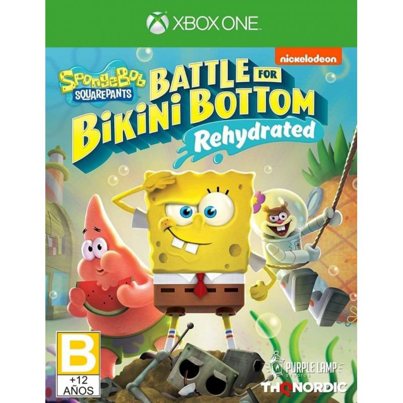 BOB L EPONGE BATTLE FOR BIKINI BOTTOM REHYDRATED - XBOX ONE