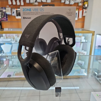 LOGITECH ZONE VIBE 125 PRODUCT TYPE HEADSET CONNECTIVITY TECHNOLOGY WIRELESS BLUETOOTH RECOMMENDED USAGE OFFICE CALL CE