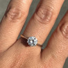 BAGUE SOLITAIRE 1.12CT COULEUR G SI1 3.35GRS