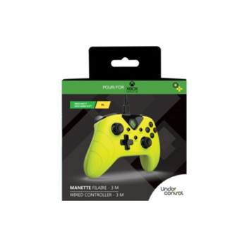 MANETTE FILAIRE JAUNE COMPATIBLE XBOX SERIES X S