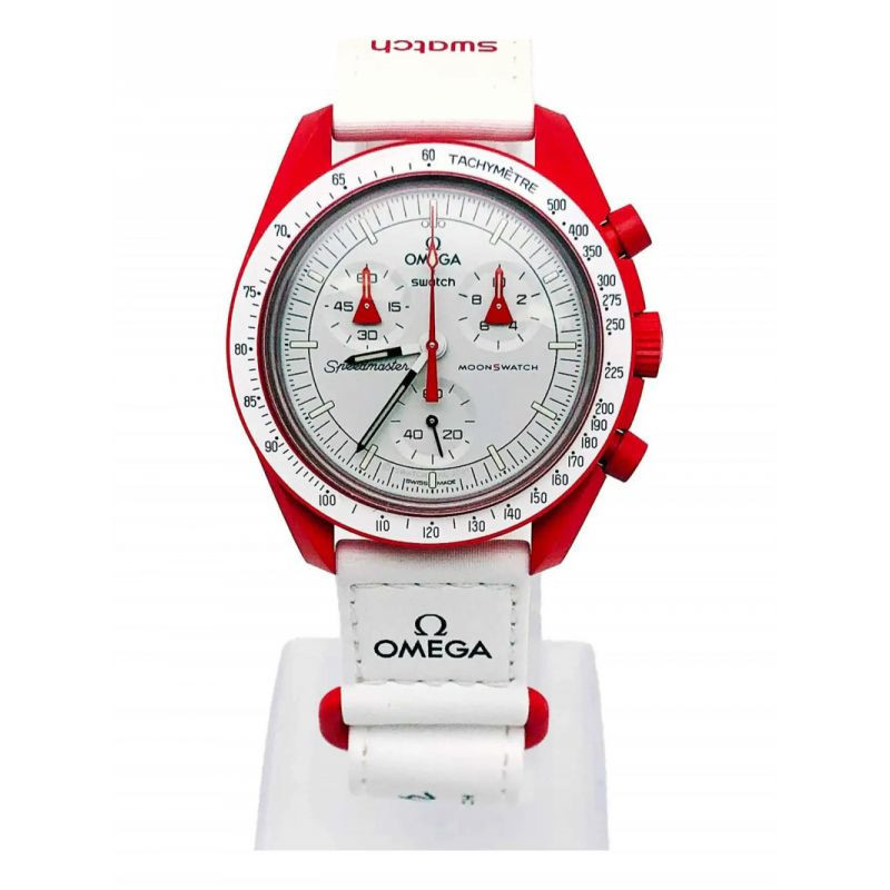 OMEGA X SWATCH MISSION TO MARS BIOCERAMIC RED