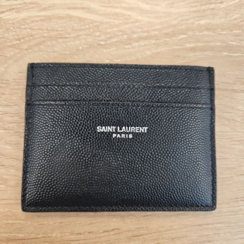 PORTE CARTE SAINT LAURENT NOIR