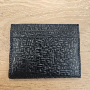 PORTE CARTE SAINT LAURENT NOIR