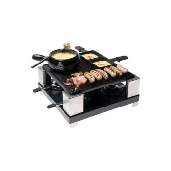 NOUVEL SWISS GOURMET FONDUE RACLETTE GRILL CREPES