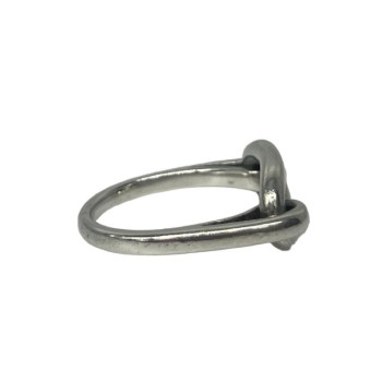 HERMES BAGUE ANCRE T47 ARGENT