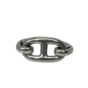 HERMES BAGUE ANCRE T47 ARGENT