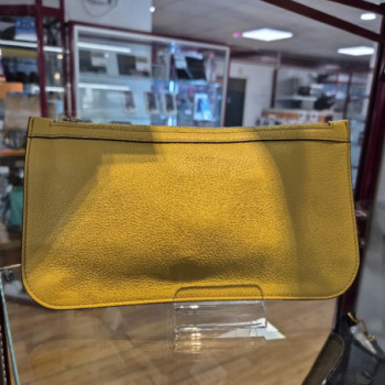 POCHETTE GUCCI CUIR JAUNE