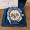 MONTRE MAUBOUSSIN DANDE DARRET DURGENCE BLEU 43MM QUARTZ