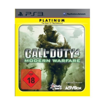 CALL OF DUTY 4 MODERN WARFARE PLATINUM PS3 USK 18