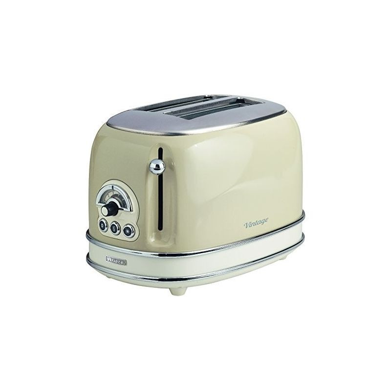 ARIETE VINTAGE 2 SLICE TOASTER CREAM