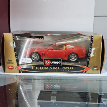 BURAGO BIJOUX COLLECTION 1 24 FERRARI 550 RED