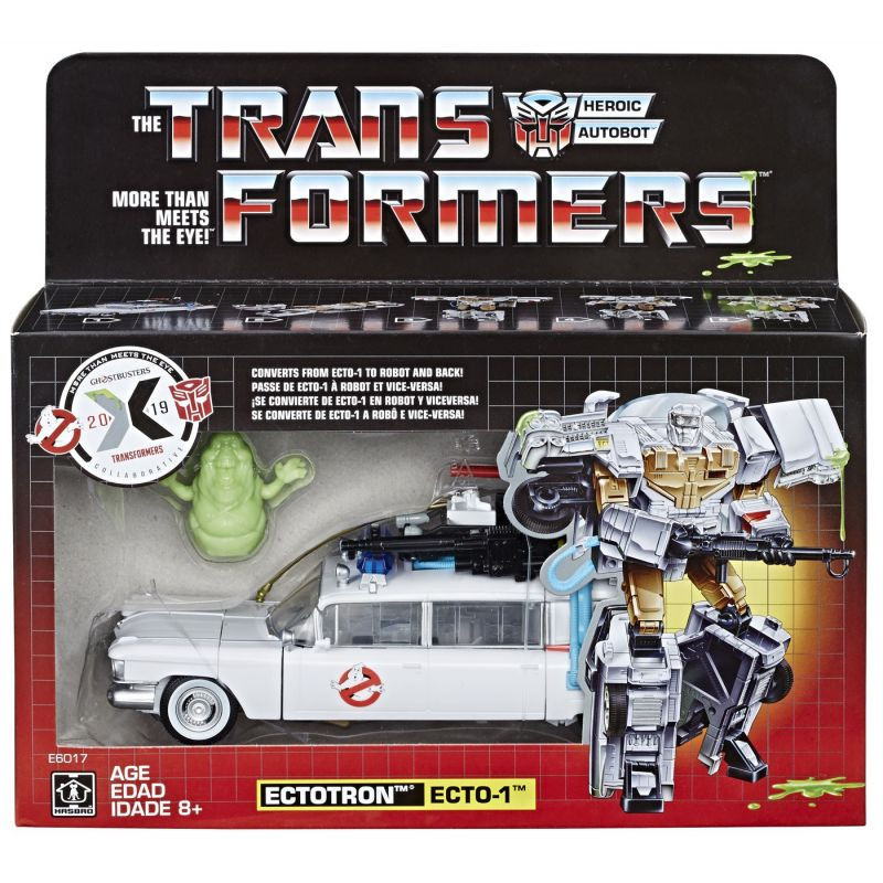 FIGURINE TRANSFORMERS GENERATIONS GHOSTBUSTERS ECTO-1 ECTOTRON