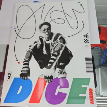 ONEW - DICE - RANDOM COVER - PHOTO BOOK VERSION - INCL. BOOKLET  STICKER  PHOTOCARD + SPECIAL CARD - CD