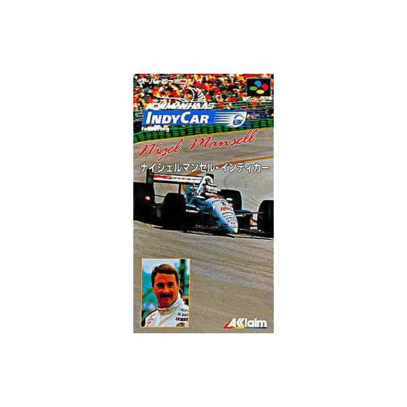 SNES   SUPER FAMICOM - NIGEL MANSELL INDY CAR JAP IMPORT MODUL GEBRAUCHT