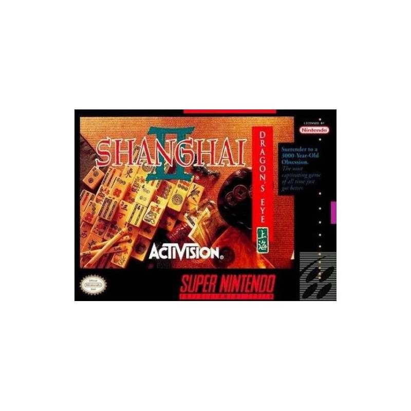 SHANGHAI II DRAGON S EYE - NINTENDO SUPER NES