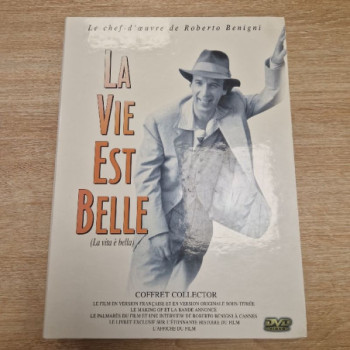 COFFRET COLLECTOR LA VIE EST BELLE ROBERTO BENIGNI