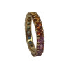 BAGUE ETERNITY EN 18K AVEC SAPHIRS 4.23GRS