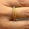 BAGUE ETERNITY EN 18K AVEC SAPHIRS 4.23GRS