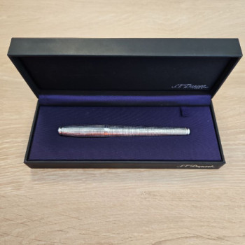 STYLO PLUME DUPOND ARGENT PLUME 14K