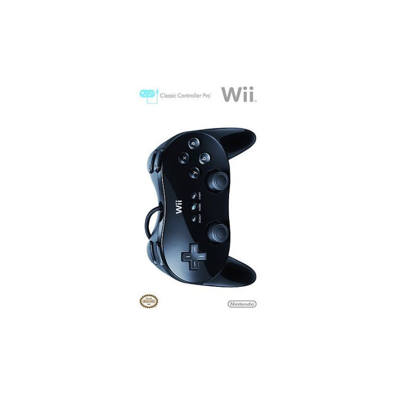 NINTENDO WII CLASSIC CONTROLLER PRO BLACK