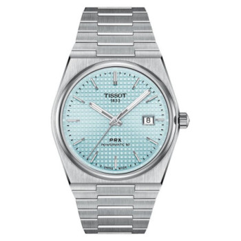 TISSOT PRX POWERMATIC 80 LIGHT BLUE DIAL STEEL MEN S WATCH T137.407.11.351.00